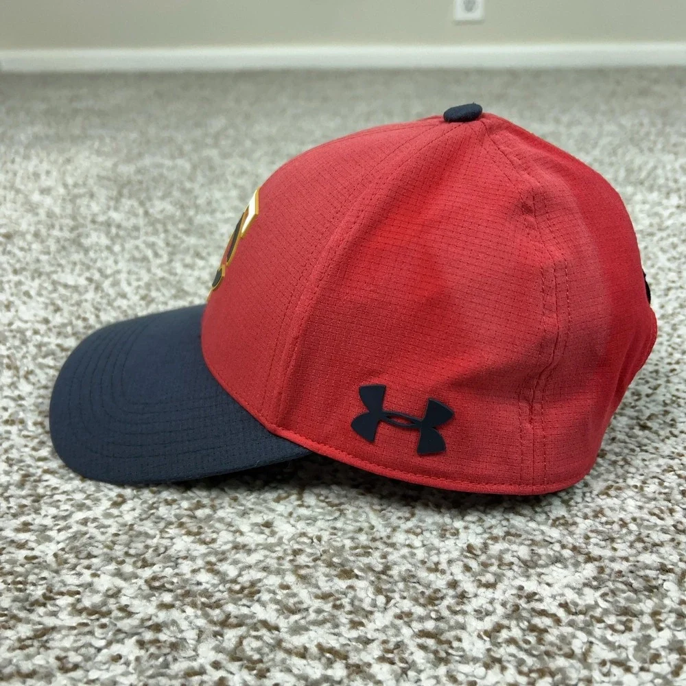 Minnesota Twins Hat Cap Strap Back Mens One Size Red‎ MLB Baseball Under Armour